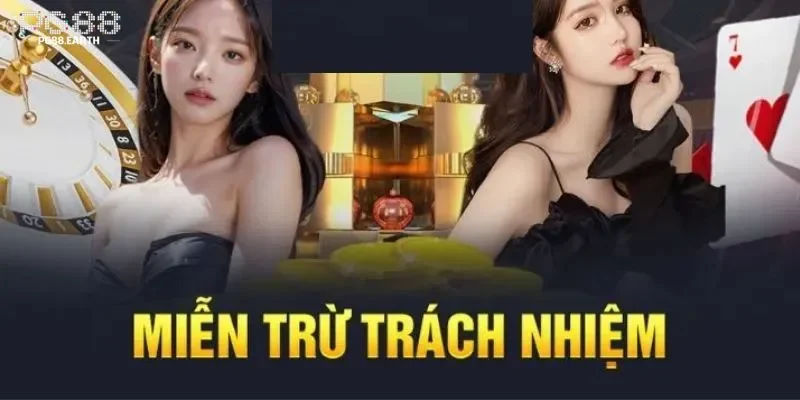 Chính sách miễn trừ trách nhiệm cho PG88